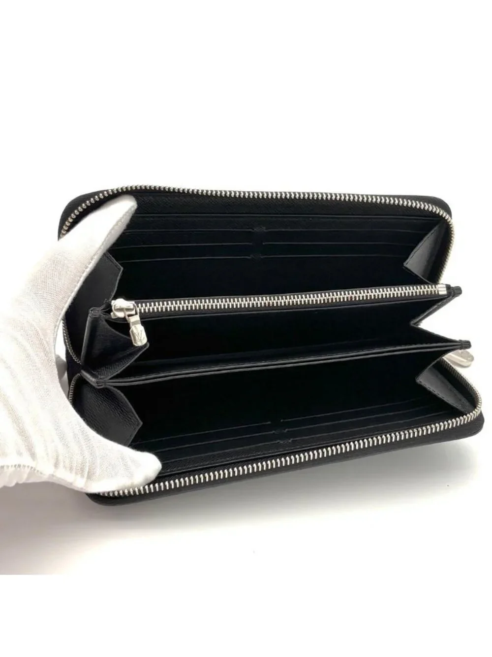 Louis Vuitton Wallet Epi with IC Zippy Black